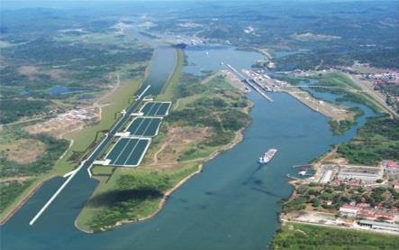 Transship to US Markets Rendering of New Panama Canal Locks Scheduled to