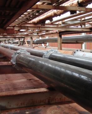 5. HYDROMETALLURGY How Pexgol reduces OPEX & CAPEX for HPAL processes: Pexgol pipe system is suitable for all hydrometallurgy processes: Leaching (Lixiviate, Heap Leaching, Dump Leaching, Tank