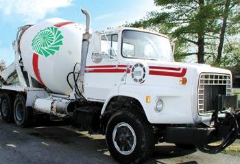 CONCRETE TRUCKS/PUMPERS Must be surrounded by