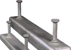 MAGO Anchor Channel Anchor channel is a flexible and effective solution to fix various items to precast concrete, The Anchor channels are made of C-shaped channels with anchor bolts swaged on to