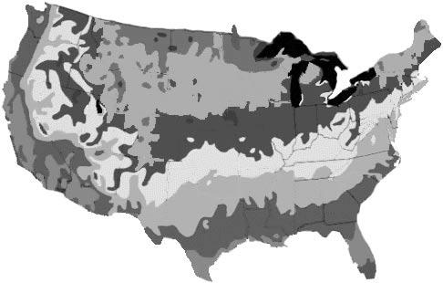 Hardiness Zones reproducible activity What if the average temperature where you live were only a little higher?