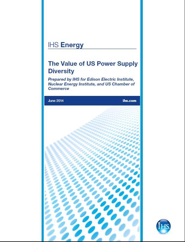 The Value of US Power Supply Diversity The study examines the risks to a diversified electricity portfolio and finds: [A] combination of factors tightening environmental regulations, depressed