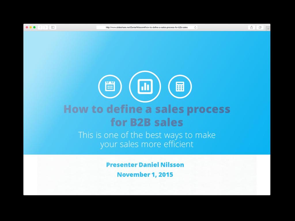 Learn how to Create a customer centric sales process.