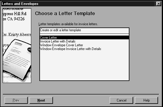 Creating Invoice Letters To create an invoice letter: 1. From the Reports menu, choose Customers & Receivables, and then choose Open Invoices from the submenu. 2.