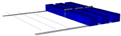layer. The difference between the ABAQUS nodal temperatures and the VULCAN average layer temperatures reduces towards the unheated site of the slab.