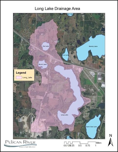 Long Lake In 2016, water clarity and phosphorous levels were better than average.