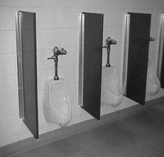 Urinals at least one accessible if more than one in a room Chapter 7 Communication Elements & Features Urinals shall be the stall type or the wall hung type with the rim 17 inches (430 mm)