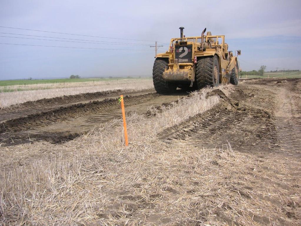 first earthwork activity is to