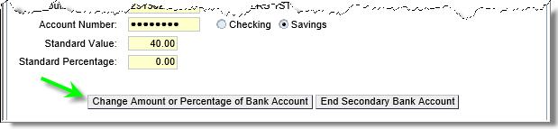 Employee Self-Service (ESS) Personal Information Direct Deposit/Bank Information Page 4 of 6 4.