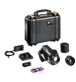 Thermography testo 885 Thermal imager testo 885 Thermal imager for highest requirements Exchangeable lenses Parallax-free laser Panorama image assistant for large images Swivel and hinged display for
