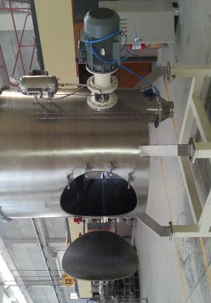 VERTICAL POWDER MIXER PROCESS EFFICIENCY Mixes: powder, granulates, paste like products Batch sizes: 100-40.000 liter Useful filling degree: 10-80% Mixing time: ~ 5 min.