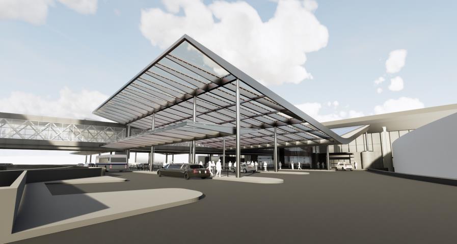 TERMINAL C CANOPY AND CURBSIDE Issues the project is addressing: Existing Curbside traffic congestion at