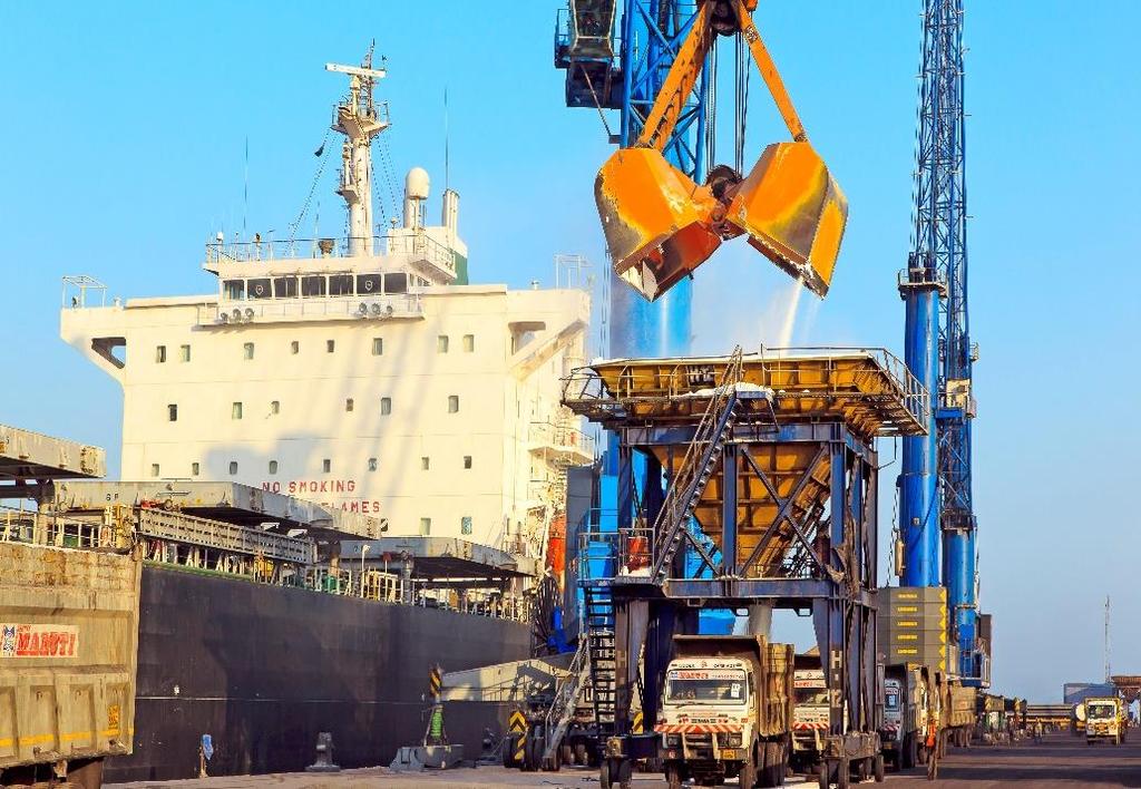 DEENDAYAL PORT Deendayal port plays a major role in the country's international trade.