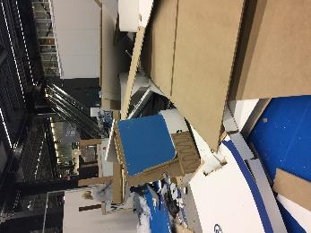 tearing down MDF/Wooden stands and leaving the waste at the venue on the