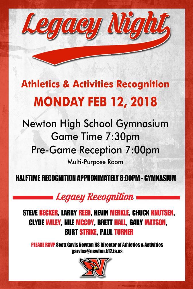 Event Promotion LEGACY NIGHT Recognize your