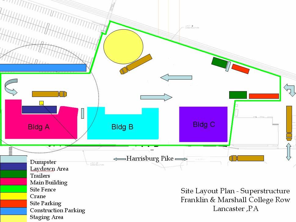 Site Layout Plan Superstructure Campus Features One main gate