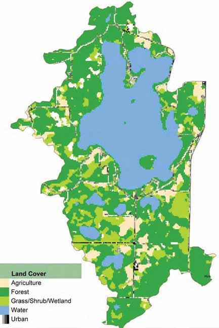 The activities that occur on the land within the lakeshed can greatly impact a lake.
