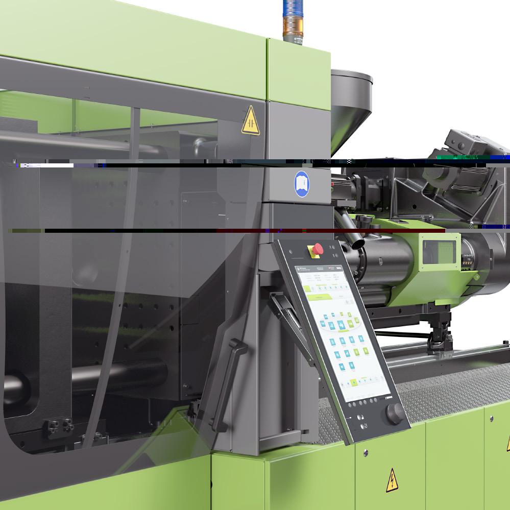 Complex processes easily controlled with the established ENGEL machine control unit.