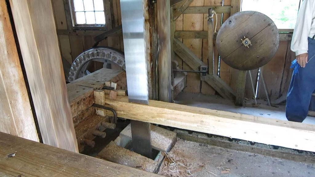 The sawmill at Mill Creek was originally built by Robert Campbell