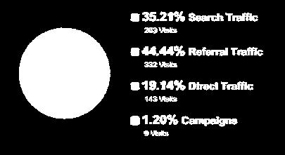 We are doing good!! Why? From where comes the traffic? Referral links Keywords Campaigns Which content work?