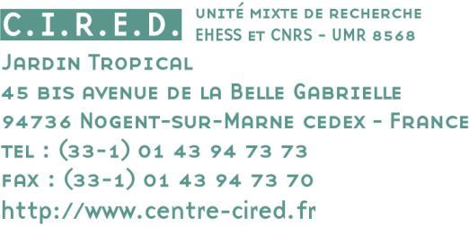 Ghersi, CNRS 66th ETSAP