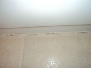 12. Sinks Caulking is recommended at the base of tub in the