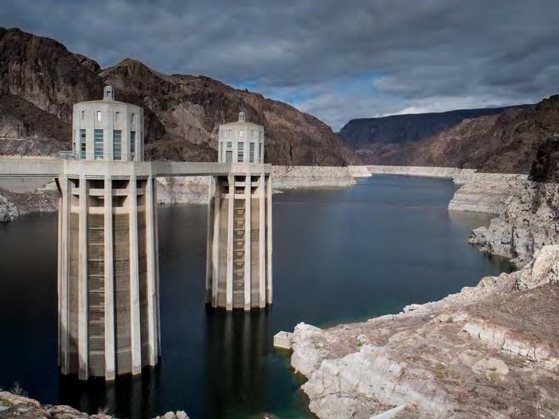 Lake Mead Annual Water Budget Inflow Outflow Mead Evap Deficit = 9.