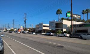 View 12: From the west side of Reseda Boulevard, looking