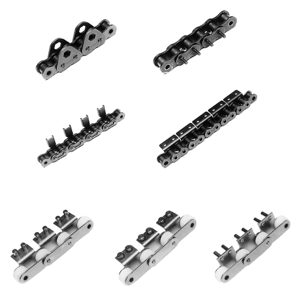 ATTACHMENT CHAIN FOR SPECIALTY APPLICATIONS Special attachments will be designed and manufactured as required.