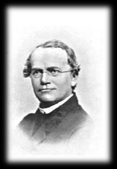 Gregor Johann Mendel (1822-1884) The Father