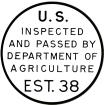 USDA Labeling Not required on products where Meat or poultry 1 st