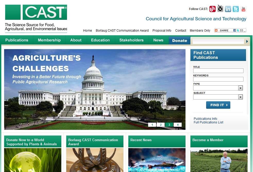 CAST Website Visit CAST Online www.cast-science.