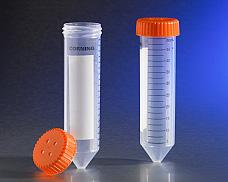 Mini Bioreactor centrifuge tubes PP, translucent, with orange PP screw cap Ideal for high throughput process optimisation for suspension cell culture, the Mini Bioreactor consists of a centrifuge