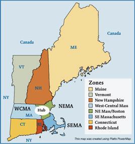 National Electricity Market Structure Source: FERC Connecticut is part of ISO-New England, the independent