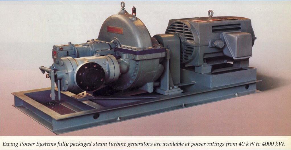 Cogeneration: Bottom Cycle Using Available High Pressure Steam Back-pressure turbine