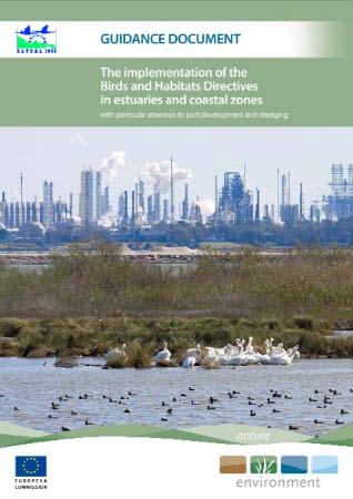EC Environmental Guidelines on the implementation of B&H directives in estuaries and coastal zones, with particular attention to port development and dredging Process started 2007 based on a request