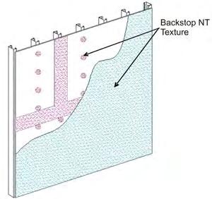 F. Application of Backstop NT 1. Dryvit Grid Tape (not required with concrete and masonry substrates) a.