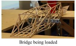 5. Bridges will be loaded until failure by filling buckets with sand. The rate of sand added will be slowed upon visible deformation or cracking to ensure the exact weight is measured. 6.