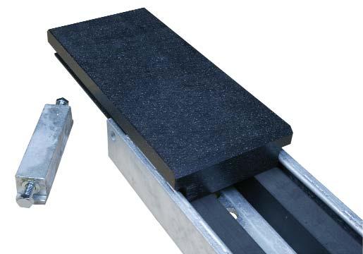 Loading bay accessories PE DOCK BUMPERS A highly durable dock buffer with a unique construction and patented materials, giving superior performance to conventional rubber bumpers - more durable, low