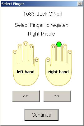 To register a finger vein for the first time, employees will need their employee number. This is issued via Payroll when first commencing employment. 1. The manager will scan into the Kiosk.