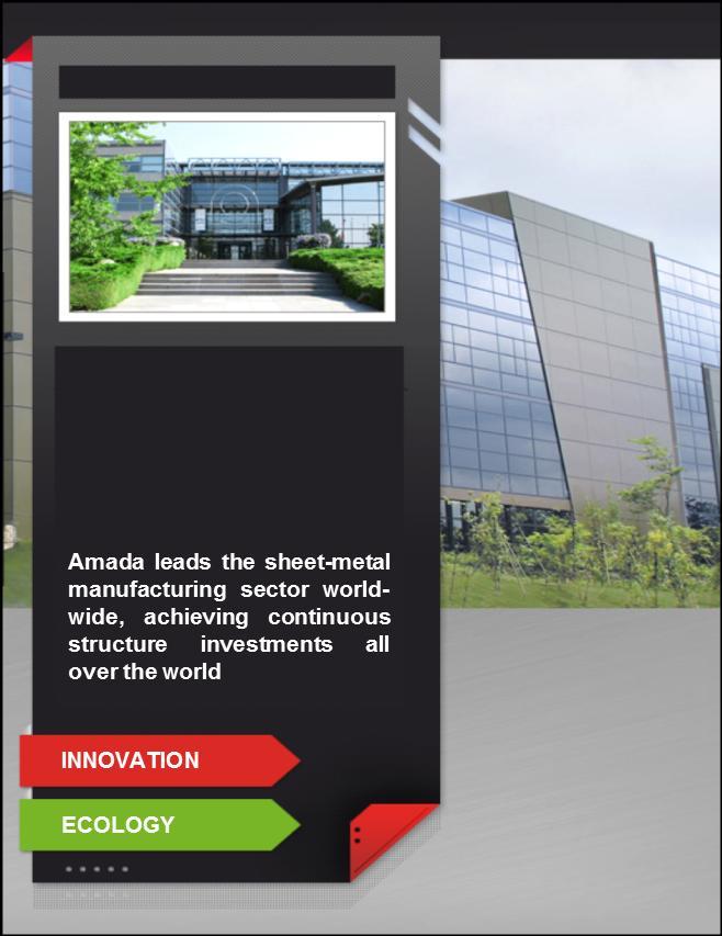 GLOBAL CONCEPT Amada invests in the