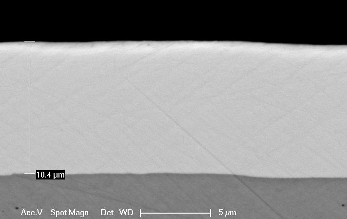 5 A/dm, at RDE speed of 640 rpm However, a scanning electron microscopy observations