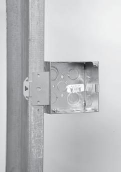 Bump in 4" Square, 4 11 16" and Utility Boxes Quicker surface mounting by eliminating the need to remove the portion of the screw that threads through the back of the box Allows for