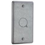 Outlet Box Covers T&B Catalog Number: 58 C 6 UPC Number: 78599114315 Status: Active Description: Pre-galvanized steel utility device cover, 4 inch x 2 1/8 inch, 1/4 inch raised with 1/2 inch knockout