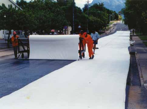 Road Maintenance Geotextile Requirements High Melting Point Good Saturation Characteristics High Conformability Durabilty Mass, Thickness, Tensile, Penetration Load (CBR), Grab, Trapezoidal Tear,