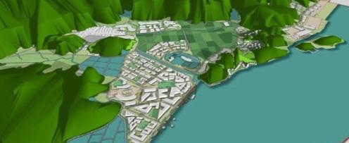 Ali Cheshmehzangi / Energy Procedia 88 (2016 ) 313 320 315 proposed as a low-carbon town at the costal part of the area.