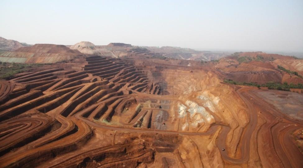 AERIAL VIEW OF MINES IN SUKINDA