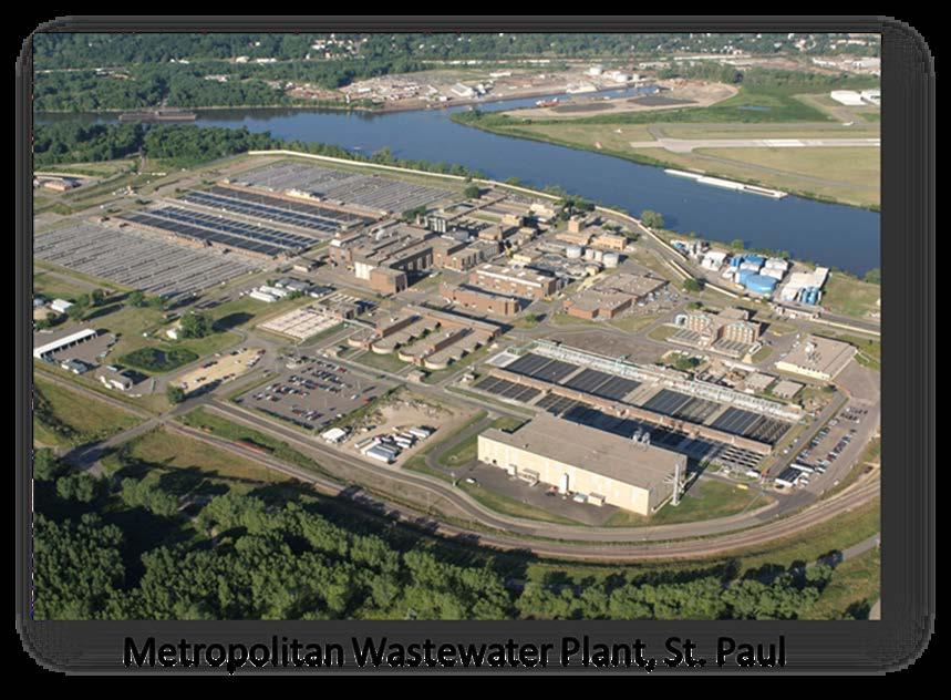 Metropolitan Council Environmental Services MCES by the numbers 7 Wastewater treatment plants 1 Water Reclamation Plant (recharge) 370 MGD capacity (250mgd average) 109 communities/2.