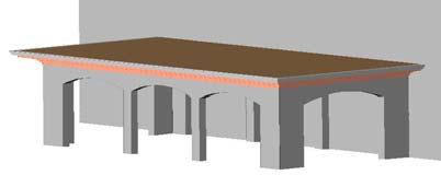 See Figure 10b. Figure 10a Lab: Modifying Roof Slab Properties Slab Edges: Edge 3 does not have the desired overhang: it needs to set to 0.
