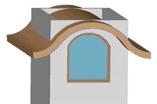 Use A Crossing To Select The Four Dormer Walls Right Click Model Tools Roof Line Type a To Auto Project The Walls Select The Eyebrow Dormer Slab Hit Enter To Complete Command.